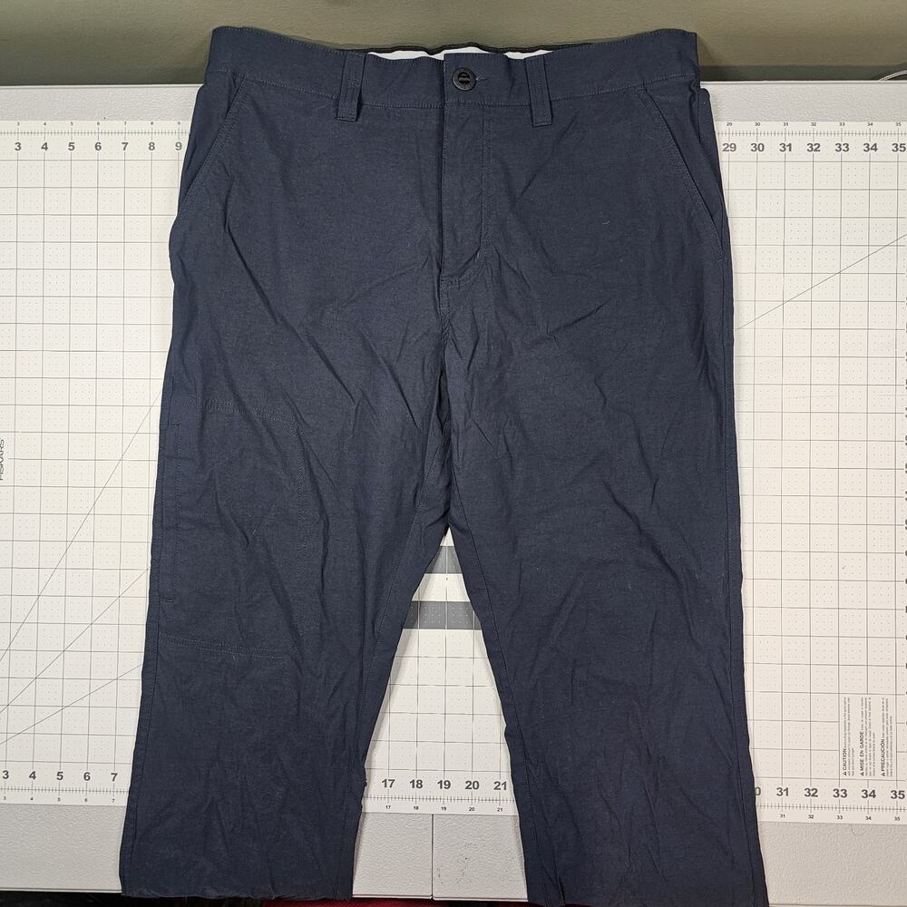 Orvis Out Of Office Pants 36x32 Navy Blue Tech Performance Stretch Nylon Golf